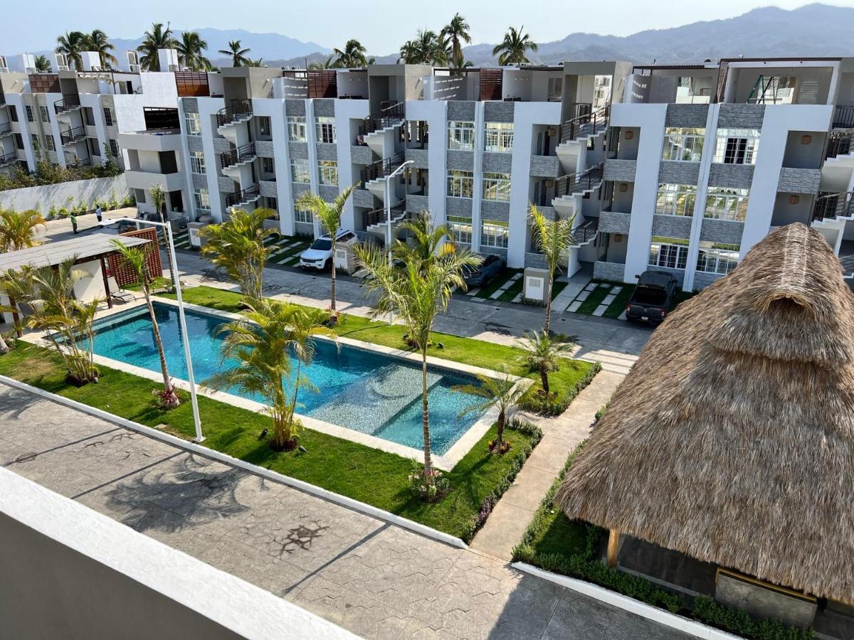 דירות Penthouse Manzanillo Exclusivo Con Alberca מראה חיצוני תמונה